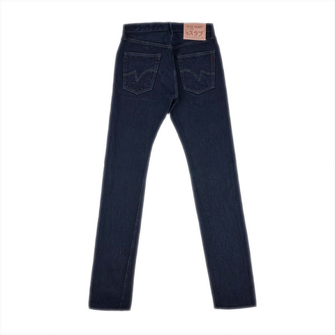 Iron Heart IH-777S-SLBod 16oz slubby selvedge indigo overdyed black denim jeans available at Rugged Gentlemen Shoppe