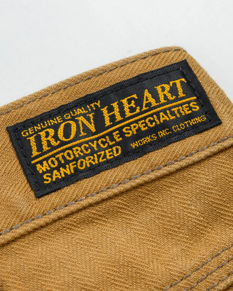 Iron Heart IH-831-BRN herringbone pants indigo in 10.5oz available at Rugged Gentlemen Shoppe