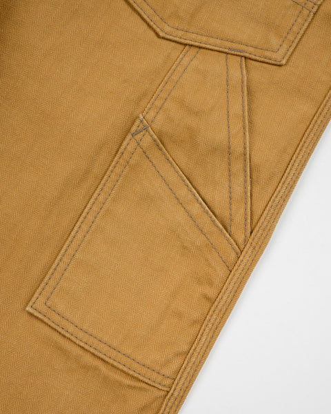 Iron Heart IH-831-BRN herringbone pants indigo in 10.5oz available at Rugged Gentlemen Shoppe