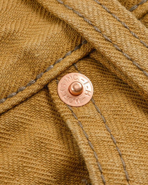 Iron Heart IH-831-BRN herringbone pants indigo in 10.5oz available at Rugged Gentlemen Shoppe