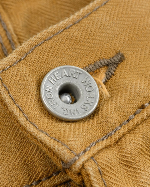Iron Heart IH-831-BRN herringbone pants indigo in 10.5oz available at Rugged Gentlemen Shoppe