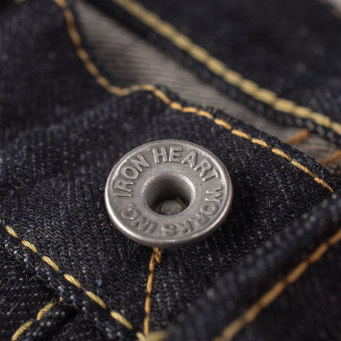 Iron Heart IH-888-142 indigo, 14oz selvedge denim jeans available at Rugged Gentlemen Shoppe