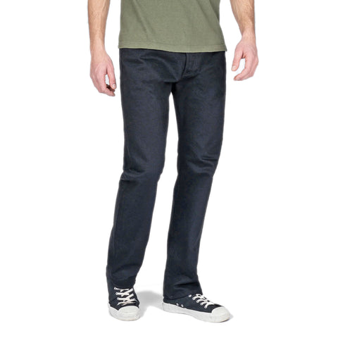 Iron Heart IH-888S-142BB in 14oz black selvedge denim jeans available at Rugged Gentlemen Shoppe