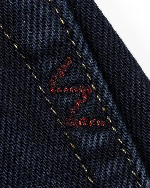 Iron Heart IH-888S-21od indigo overdyed black in 21oz selvedge denim jeans available at Rugged Gentlemen Shoppe