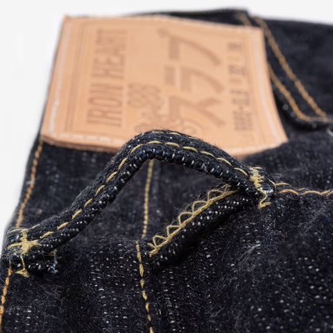Iron Heart IH-888S-SLB 16oz slubby selvedge denim jeans available at Rugged Gentlemen Shoppe