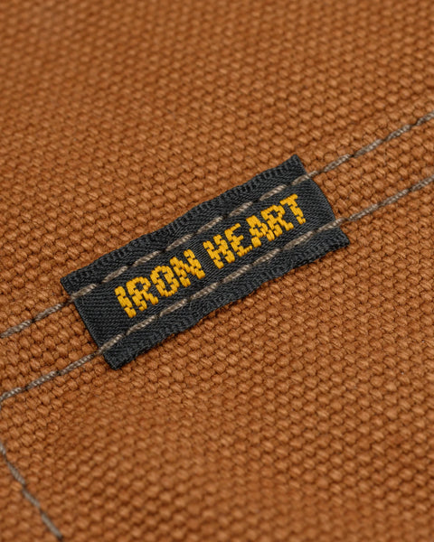 Iron Heart IHSH-422-BRN 17oz Cotton Duck CPO Shirt available at Rugged Gentlemen Shoppe Singapore