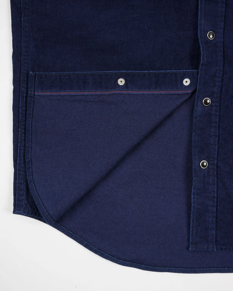 Iron Heart IHSH-438-IND in 7.5oz selvedge corduroy western shirt available at Rugged Gentlemen Shoppe