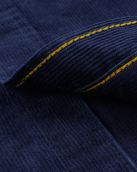 Iron Heart IHSH-438-IND in 7.5oz selvedge corduroy western shirt available at Rugged Gentlemen Shoppe