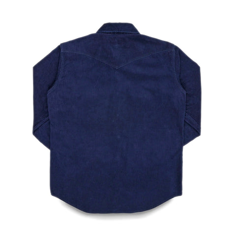 Iron Heart IHSH-438-IND in 7.5oz selvedge corduroy western shirt available at Rugged Gentlemen Shoppe