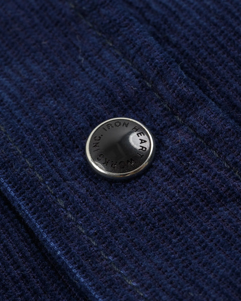 Iron Heart IHSH-438-IND in 7.5oz selvedge corduroy western shirt available at Rugged Gentlemen Shoppe