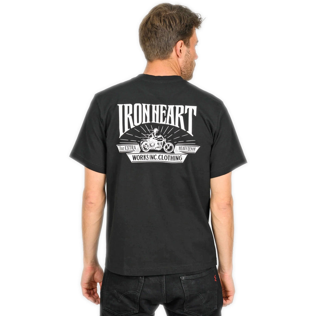 iron heart トップス Iron Heart IHT-2601-BLK Loopwheel T-Shirt | RGS Singapore – Rugged