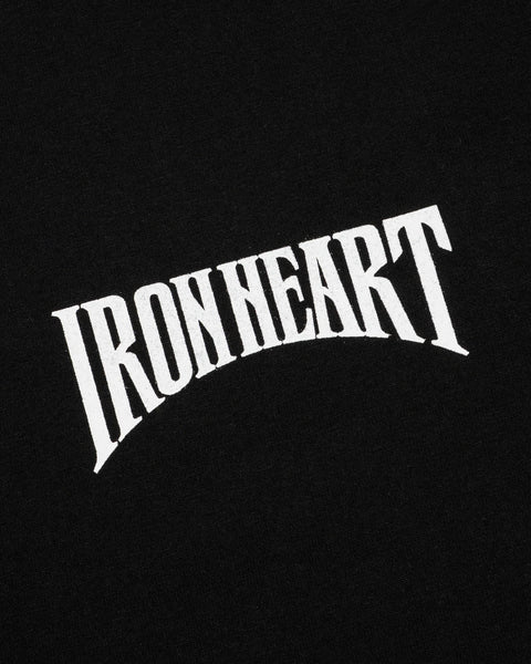 Iron Heart IHT-2601-BLK 7.5oz Loopwheel Cotton Graphic T-Shirt Made in Japan available at Rugged Gentlemen Shoppe Singapore