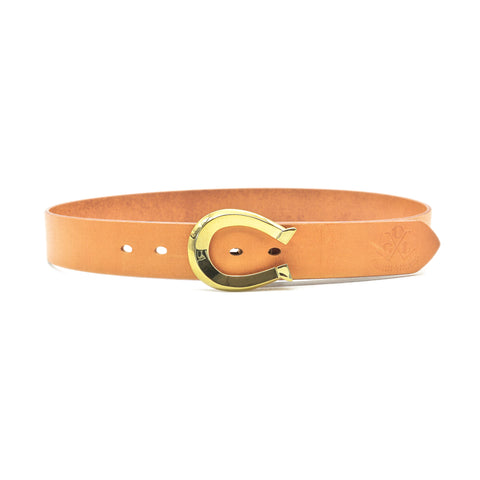 Obbi Good Label handmade solid brass horseshoe belt buckle for 1.5 inch leather belts in Rugged Gentlemen Shoppe Singapore