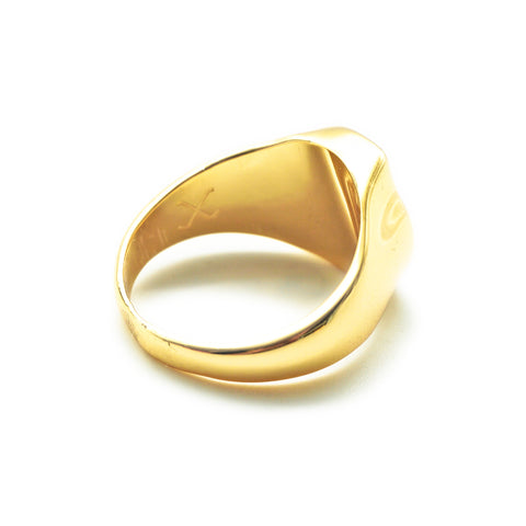 Obbi Good Label handmade men's brass skull ring in solid brass in Rugged Gentlemen Shoppe Singapore