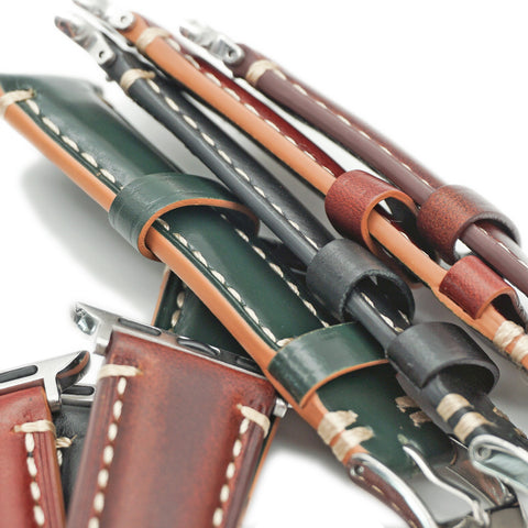 OGL Shinki Shell Cordovan Apple Watch Strap