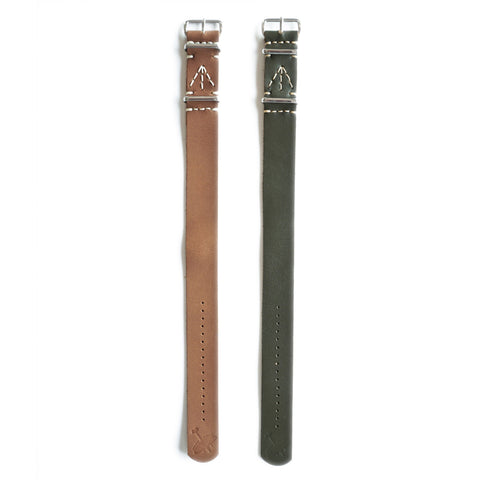 OGL Squadron Straps Blenheim NATO Strap crafted from premium vegetable-tanned leather for field watches and everyday mechanical watches