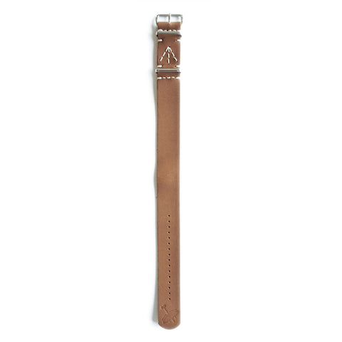 OGL Squadron Straps Blenheim NATO Strap in Sahara vegetable-tanned leather with heritage military-inspired styling
