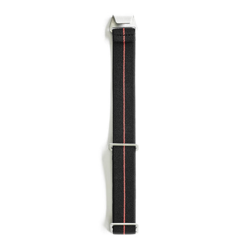 Obbi Good Label Marine Nationale Parachute Watch Strap available in black/red