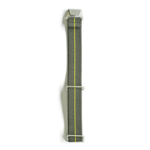 Obbi Good Label Marine Nationale Parachute Watch Strap available in olive/yellow