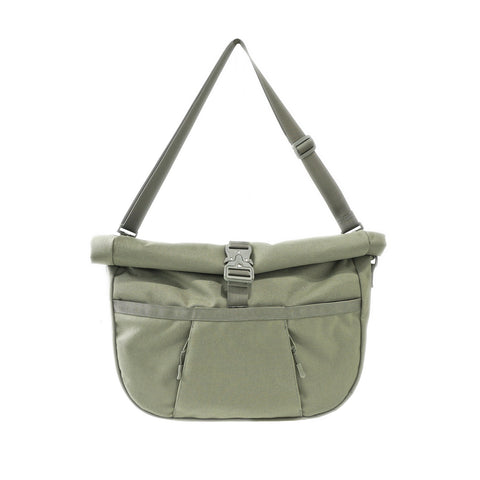OriGinaLe Origo Roll-Top Hobo Bag with dual front zip pockets and clean utility-inspired design