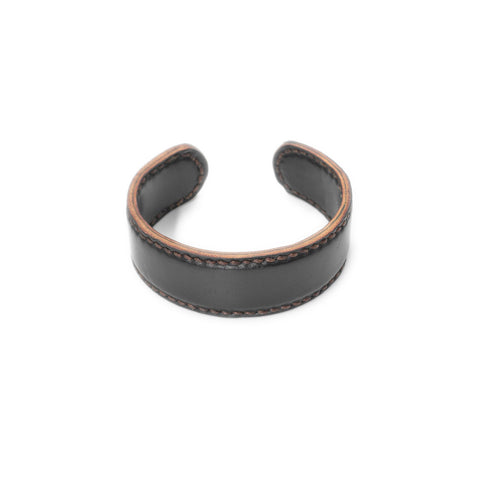 OGL BRAVE Shell Cordovan Wrist Cuff Black