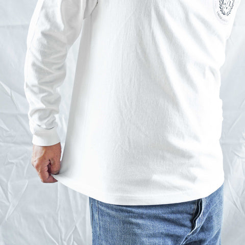 OGL APPAREL OBBI LOGO CLUB T-SHIRT LONG SLEEVE WHITE