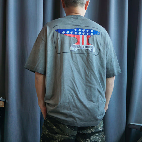 HGS Mukden Made Boxy T-Shirt Washed Grey