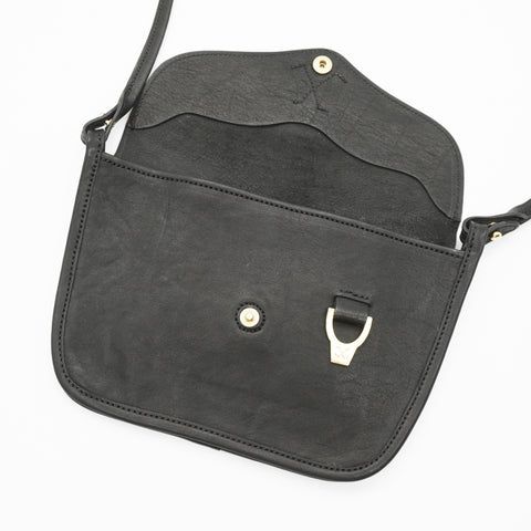 OGL BRAVE Horsehide Pockat Bag Black