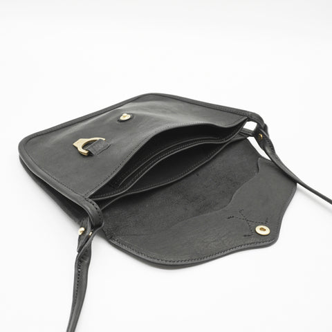 OGL BRAVE Horsehide Pockat Bag Black
