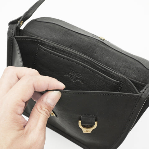 OGL BRAVE Horsehide Pockat Bag Black