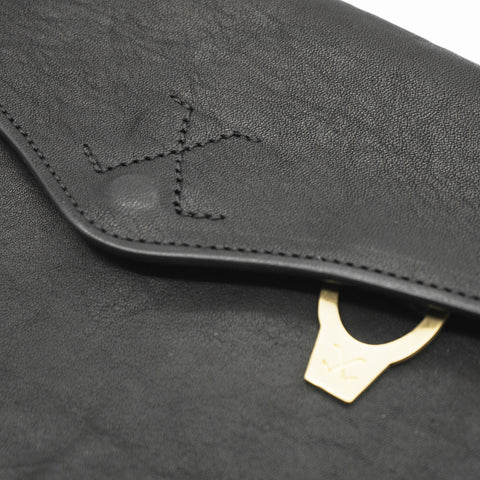 OGL BRAVE Horsehide Pockat Bag Black