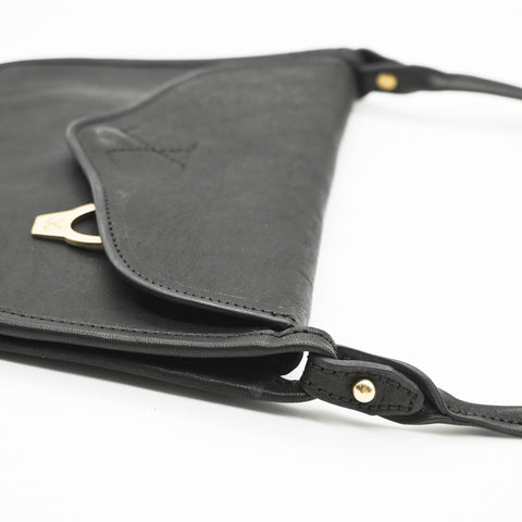 OGL BRAVE Horsehide Pockat Bag Black