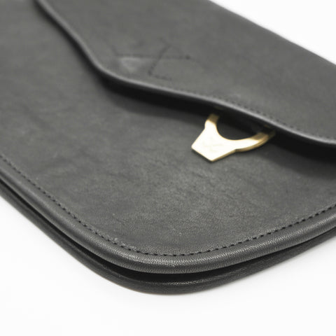 OGL BRAVE Horsehide Pockat Bag Black
