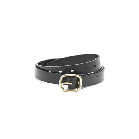 OGL BELT OBBIES DRESS LEATHER BELT PENUH HITAM