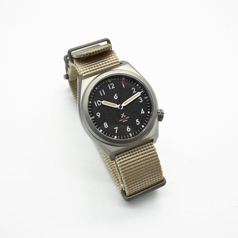autOGLactic Field Watch – Titanium Case, Sand-Textured Dial, Obbi Good Label × BOLDR Collaboration