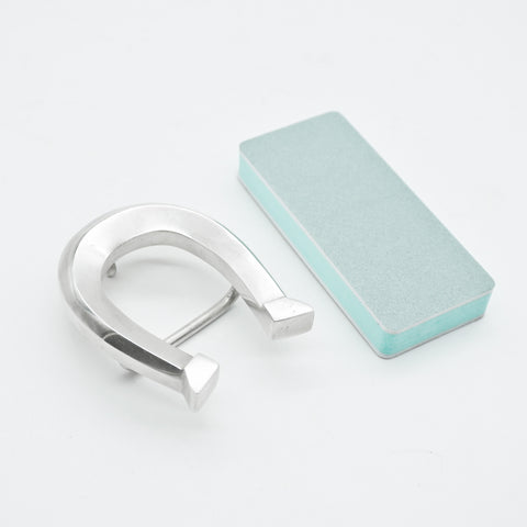 OGL Obbi Good Luck Horsehide Silver Buckle