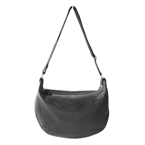 OGL 9981 LEATHER HOBO-X BAG BLACK