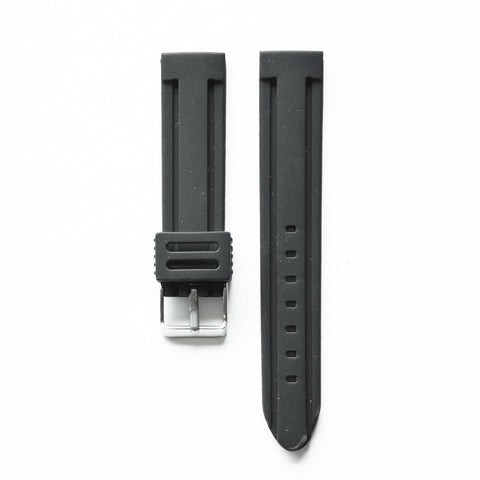 OGL WTC HEAVY DUTY SILICONE WATCH STRAP BLACK