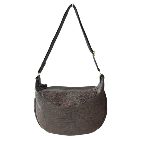 OGL 9981 LEATHER HOBO-X BAG SEPIA