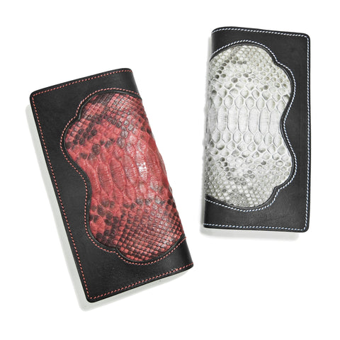 OGL SP PYTHON SKIN INLAY WALLET KULIT PANJANG (BERWARNA)