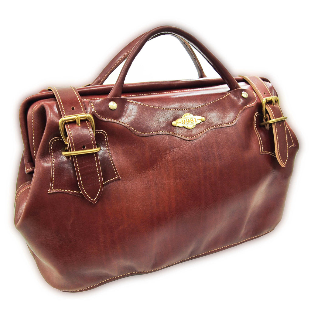 OGL 9981 DOCTOR S FULL LEATHER BAG BROWN Rugged Gentlemen Shoppe