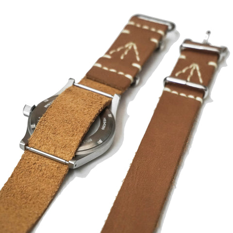 SQUADRON STRAPS BLENHEIM LEATHER NATO STRAPS SAHARA