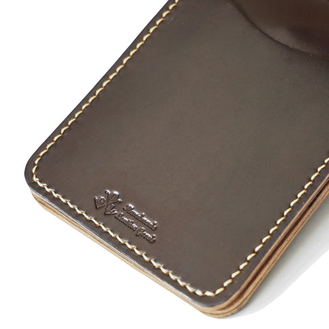 OGL BRAVE Shell Cordovan Moneyclip No. 8 - Handstitched