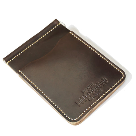 OGL BRAVE Shell Cordovan Moneyclip No. 8 - Handstitched