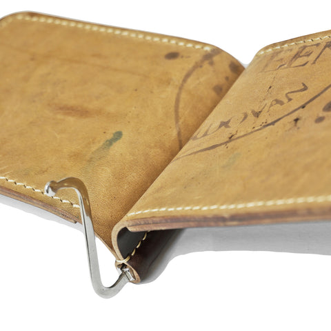 OGL BRAVE Shell Cordovan Moneyclip No. 8 - Handstitched