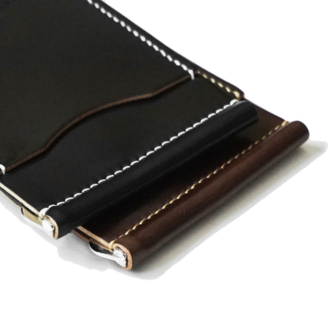 OGL BRAVE Shell Cordovan Moneyclip No. 8 - Handstitched