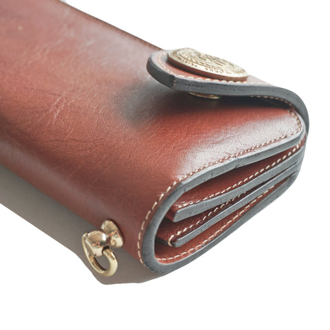 OGL CONDOR LONG LEATHER WALLET YANKEE CUOIO