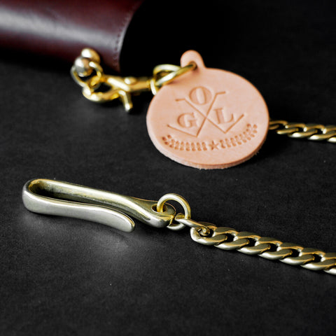 OGL ONLY GOOD LIFE BRASS WALLET CHAIN TYPE 2