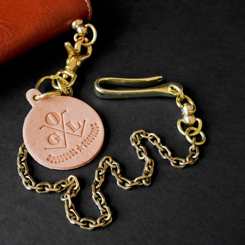 OGL ONLY GOOD LIFE BRASS WALLET CHAIN TYPE 1