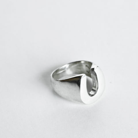 OGL OBBI GOOD LUCK HORSESHOE LUCKY SILVER RING